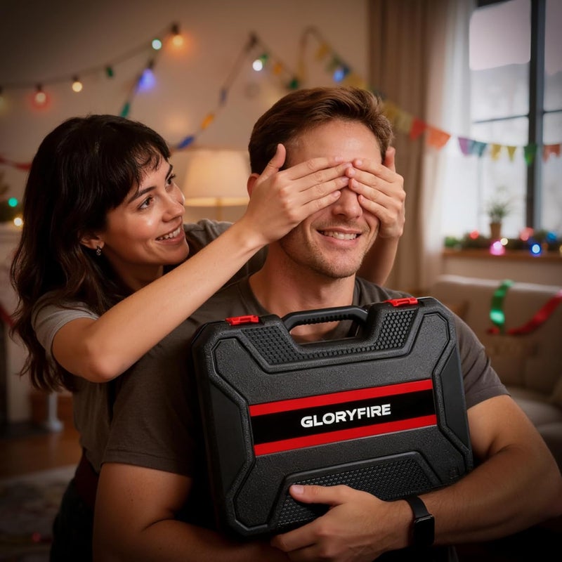 GLORYFIRE Elite Gun Cleaning Kit Universal Gun Cleaner for Shotgun, Pistol with Plastic Gun Holder, Reinforced and Lengthened Rods and Steel Wire, Gifts for Men, Dad, Husband - Image 5